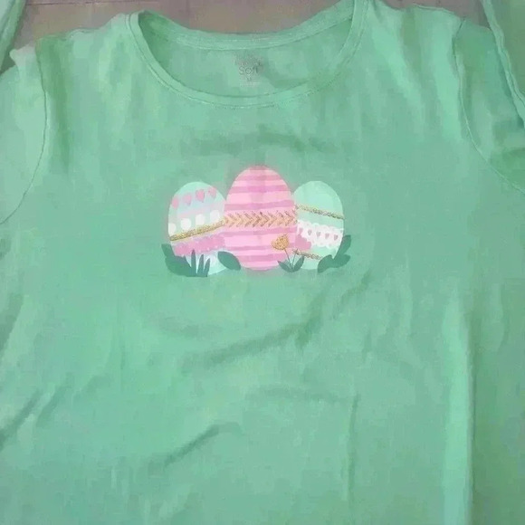 Easter Egg graphic quarter sleeve Tee size XL - Picture 6 of 6